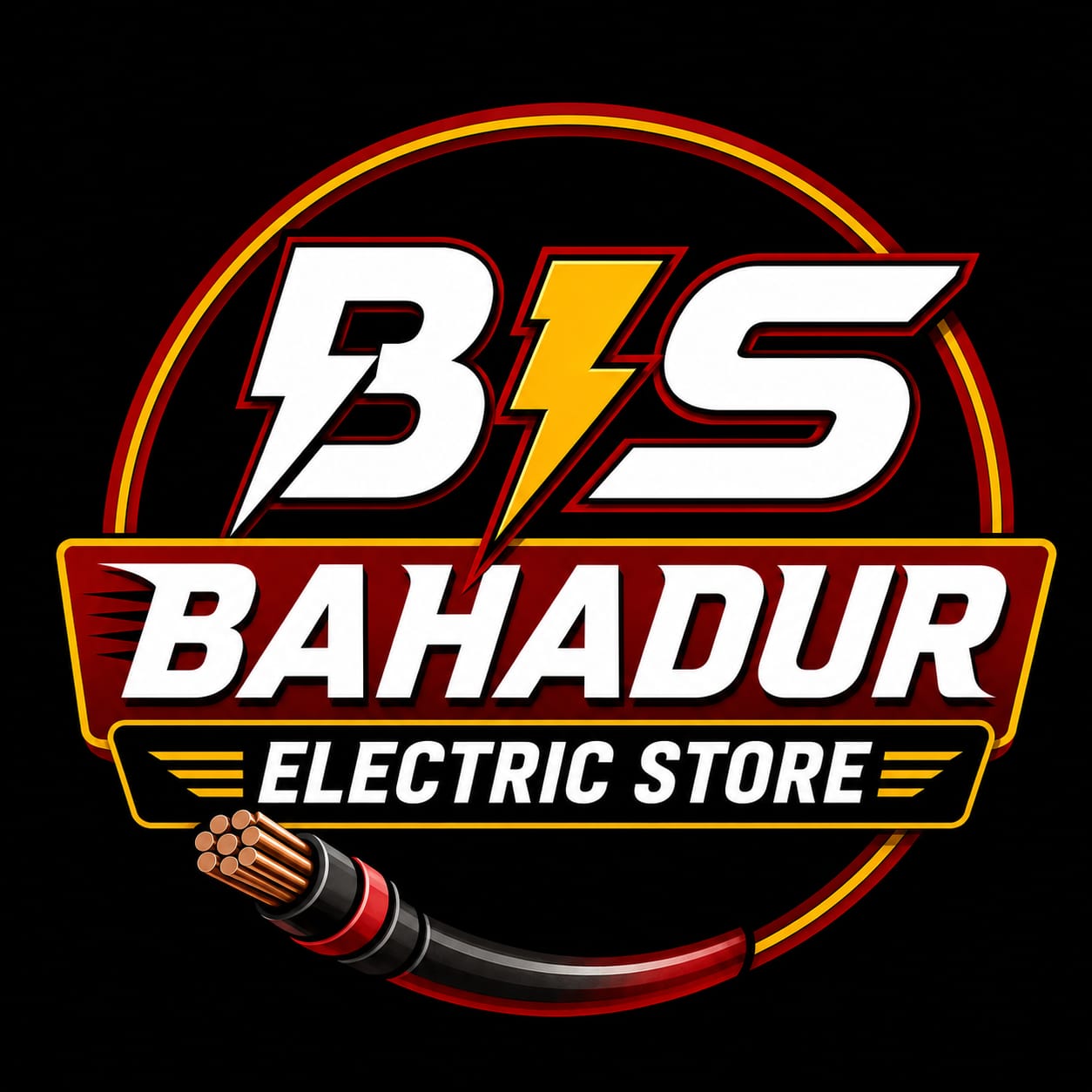 Bahadur Electric Store Logo